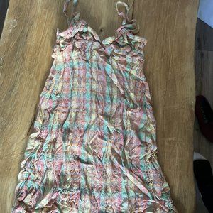 Plaid Billabong Tank top / tunic / minidress